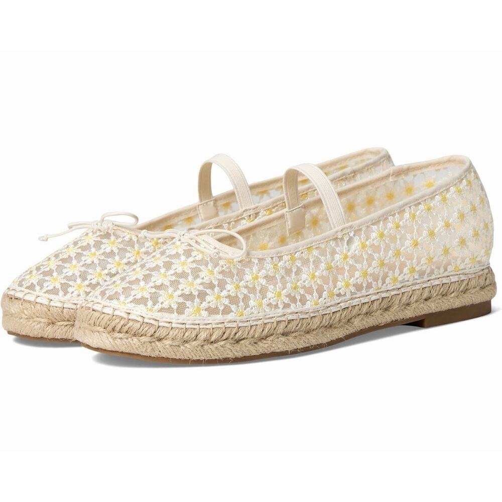 Madden Girl July Espadrille Flats Womens Daisy Mesh Slip On Shoes - Picture 6 of 13
